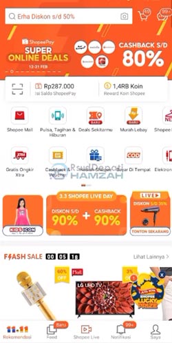1 Buka Aplikasi Shopee