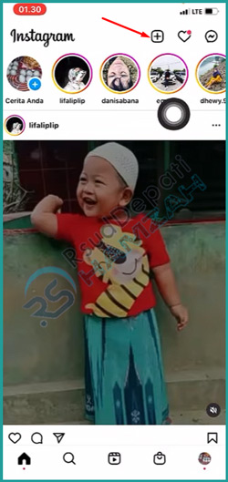 2 Pilih Ikon Plus