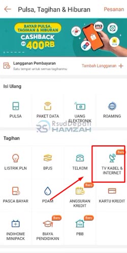 3 Pilih TV Kabel Internet