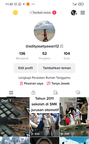 3. Pilih Salah Satu Video