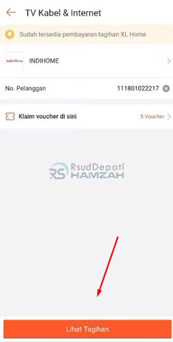 6 Tap Lihat Tagihan