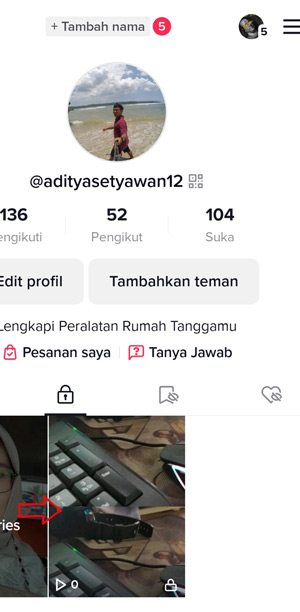 8. Klik Video