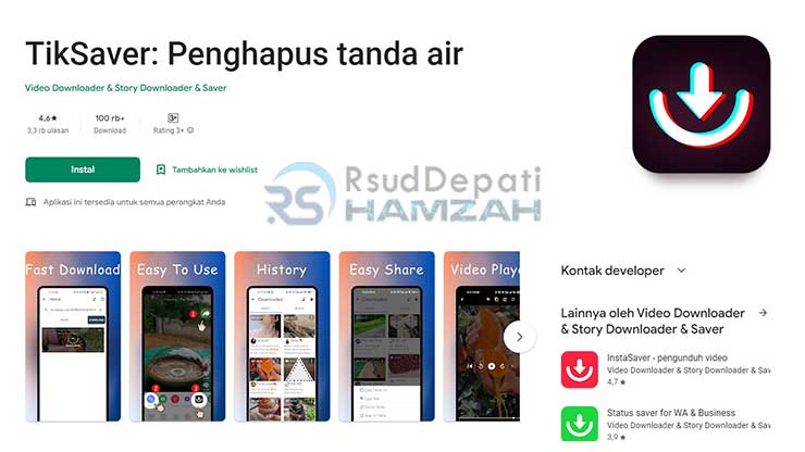 Aplikasi TikSaver
