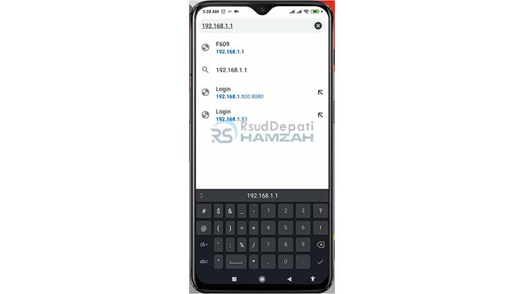 Buka Browser di HP 1