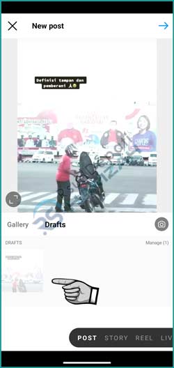 Draf Terlihat