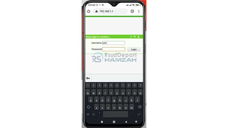 Masukkan Data Login Admin
