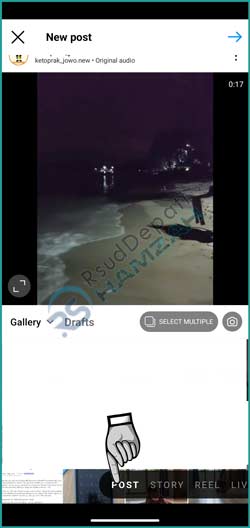 Pilih Jenis Postingan IG
