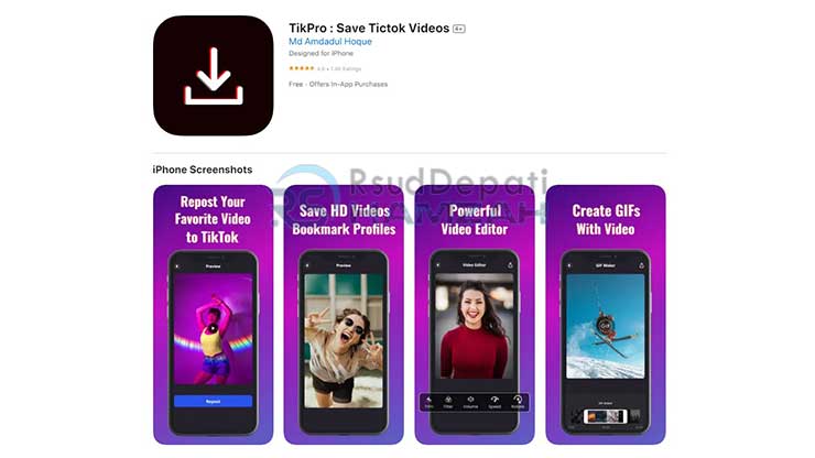 TikPro Simpan Video TikTok