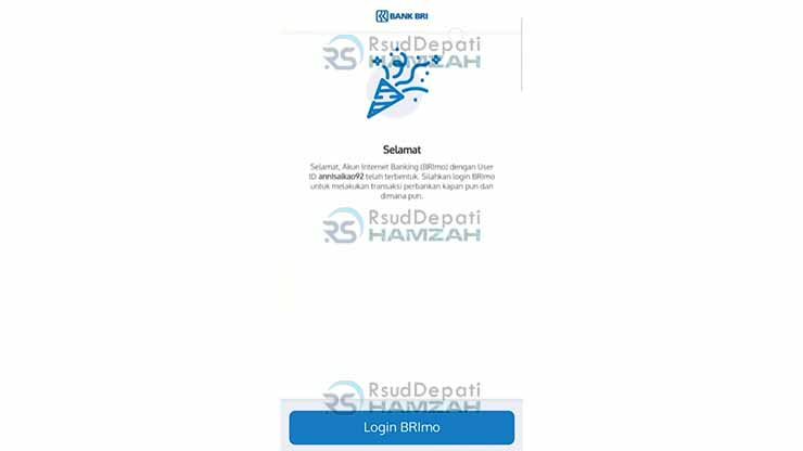 11. Cara Daftar BRImo Sudah Punya Rekening Berhasil