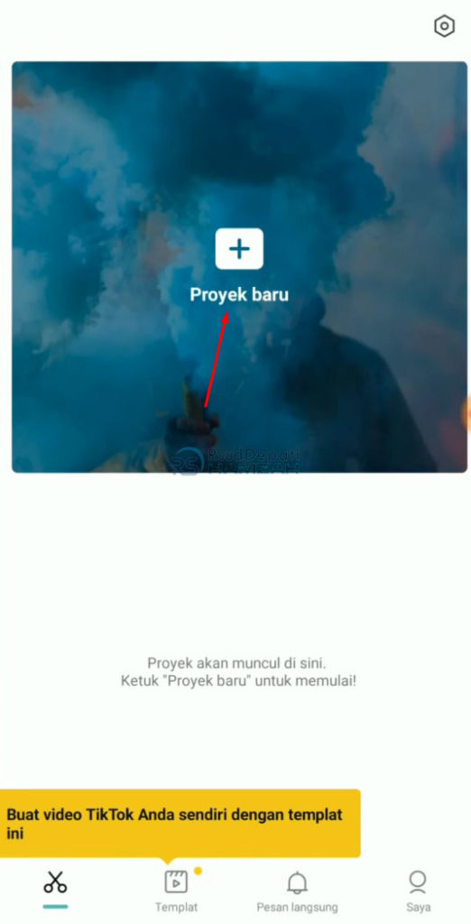 buka proyek baru