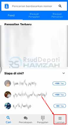 2. Klik Menu Lainnya