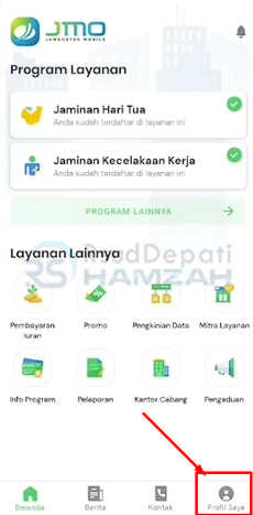 2. Klik Profil Saya