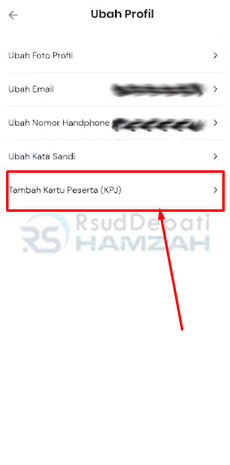4. Klik Tambah Kartu Peserta KPJ