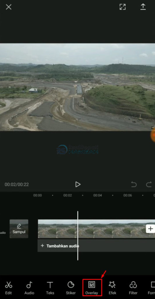 cara menggabungkan 2 video menjadi 1 layar di capcut