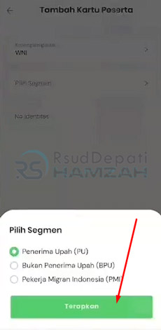 6. Pilih Segmen