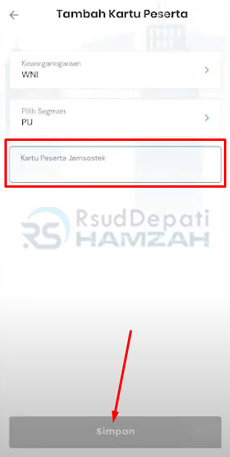 7. Input No BPJS Ketenagakerjaan