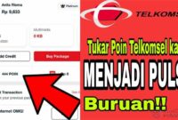 Cara Tukar Poin Telkomsel Dengan Pulsa 500 Ribu