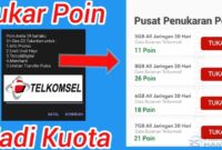 Cara Tukar Poin Telkomsel Jadi Paket Data Tanpa Aplikasi