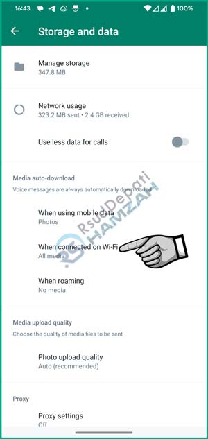 7 Pilih Pengaturan Media Jaringan WiFi