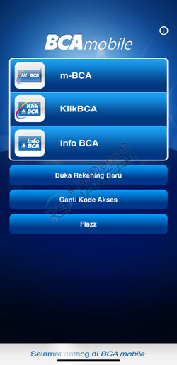 Buka M Banking BCA