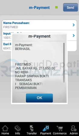 Cara Bayar First Media BCA Mobile