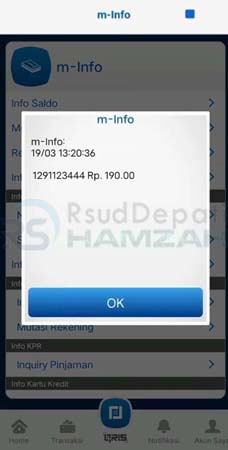 Nomor Rekening BCA Mobile