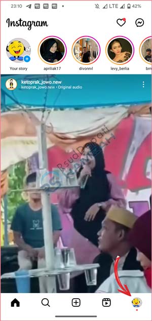 Pilih Profil IG