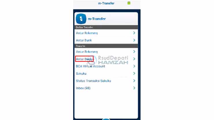 Transfer Antar Bank