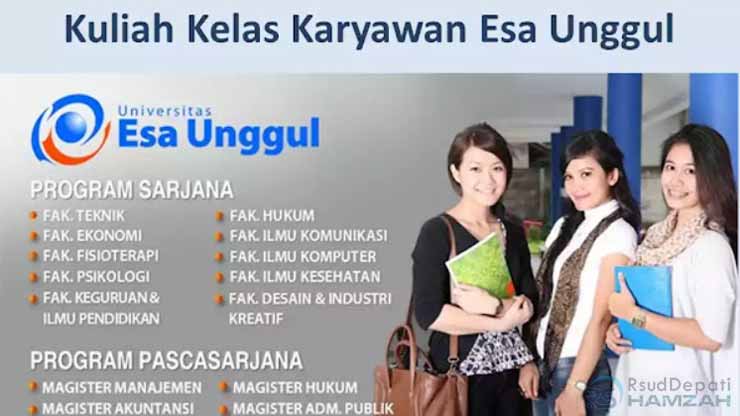 Biaya Kuliah Esa Unggul Kelas Karyawan