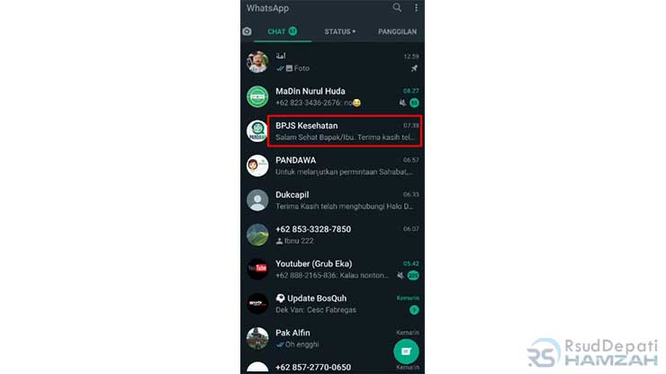 Kirim Chat ke WhatsApp Pandawa