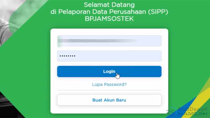 Lengkapi Data Login