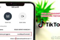Cara Mengganti Username TikTok