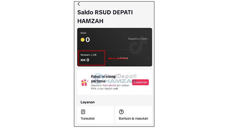 Ketuk Gift Live TikTok