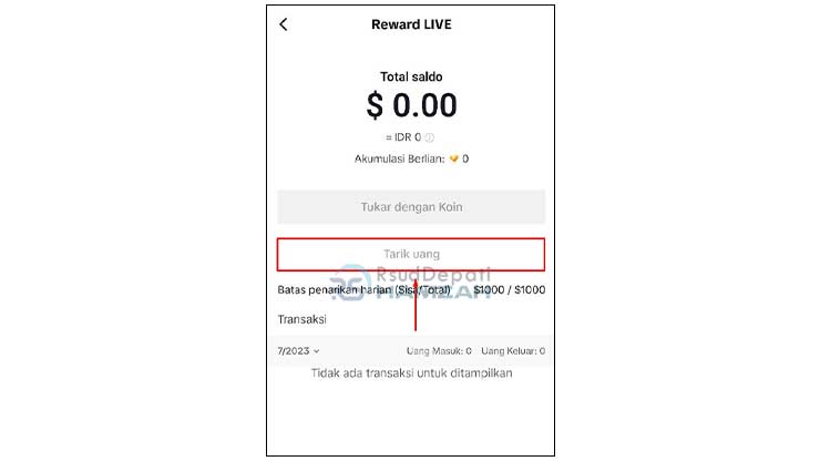 Ketuk Tarik Uang