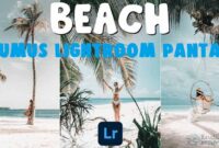 Rumus Lightroom Pantai Biru Aesthetic Sunset Gratis