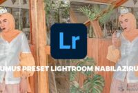 Rumus Preset Lightroom Nabilazirus
