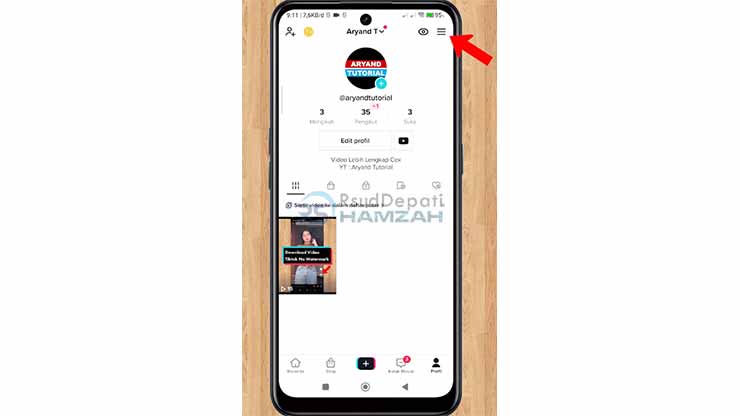 Buka Profile TikTok