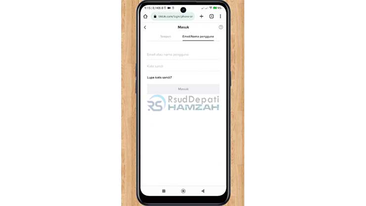 Lengkapi Data Login