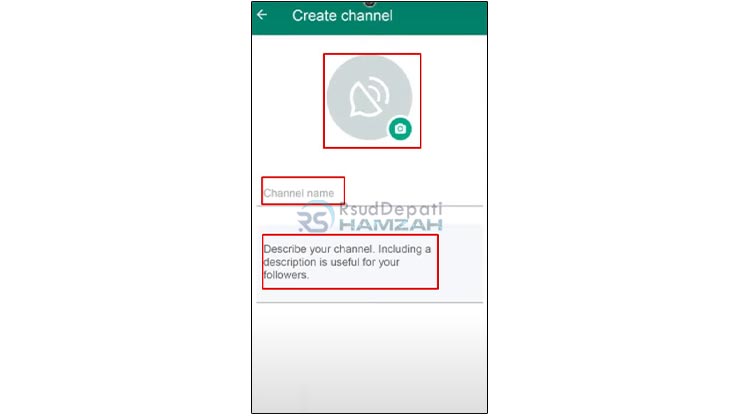 Masukkan Detail Saluran Whatsapp