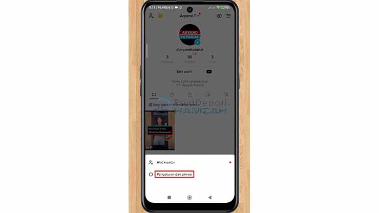 Pengaturan dan Privasi