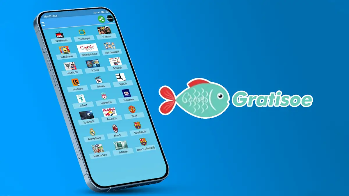 Aplikasi Gratisoe TV