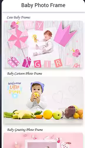 Baby Photo Editor App Frames