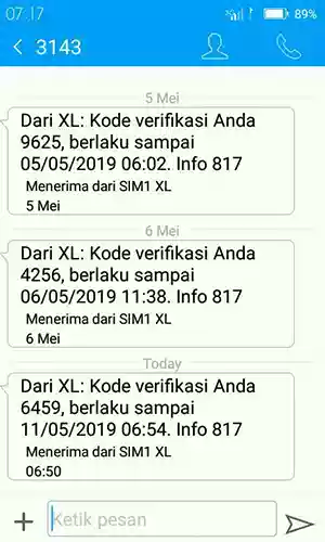 Kode Verifikasi