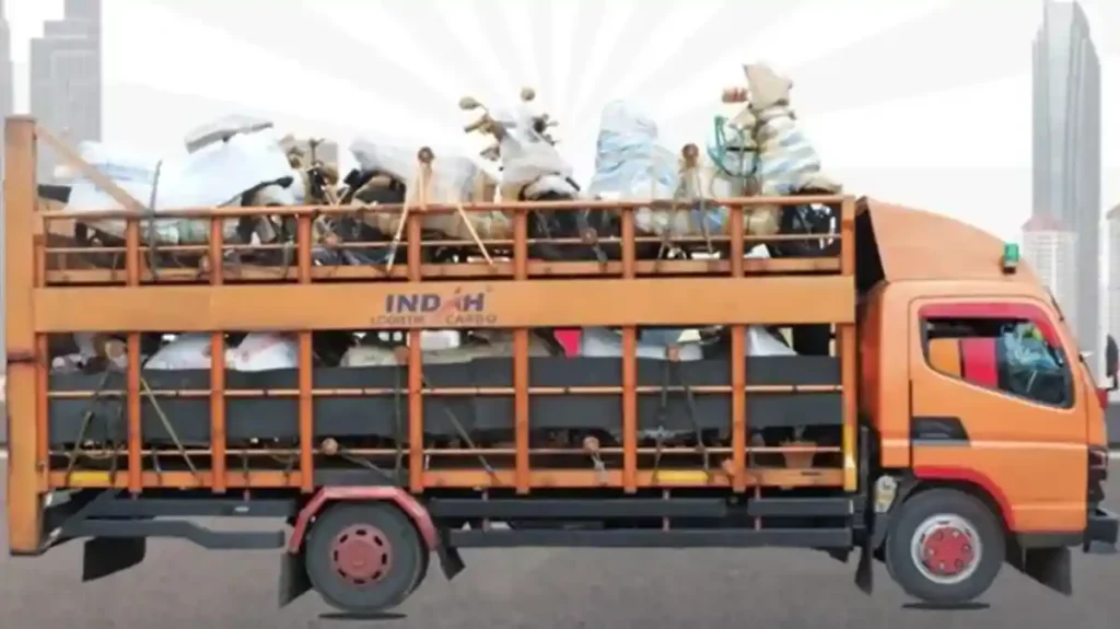 Mengirim Motor dengan Indah Cargo