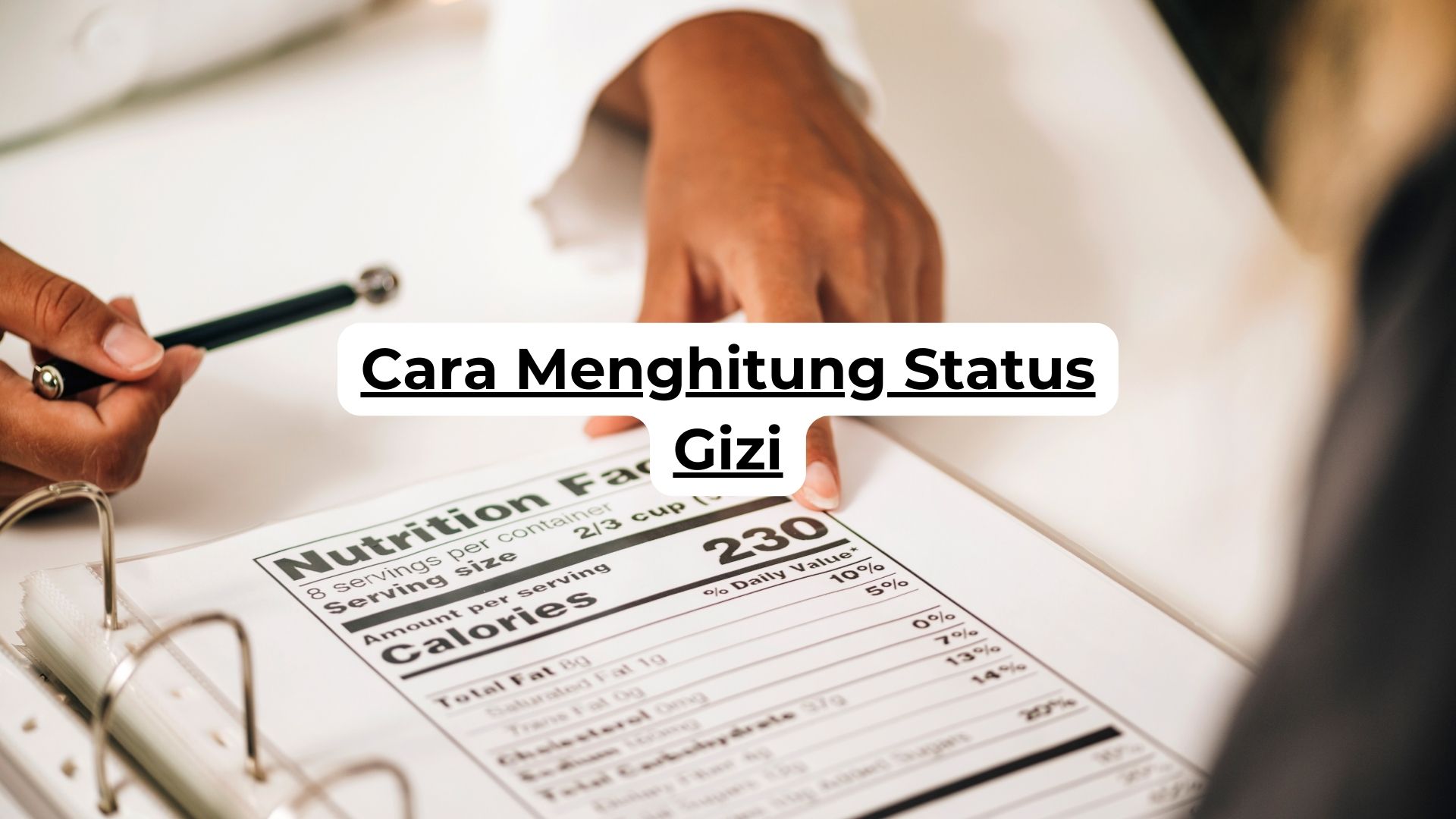 Cara Menghitung Status Gizi