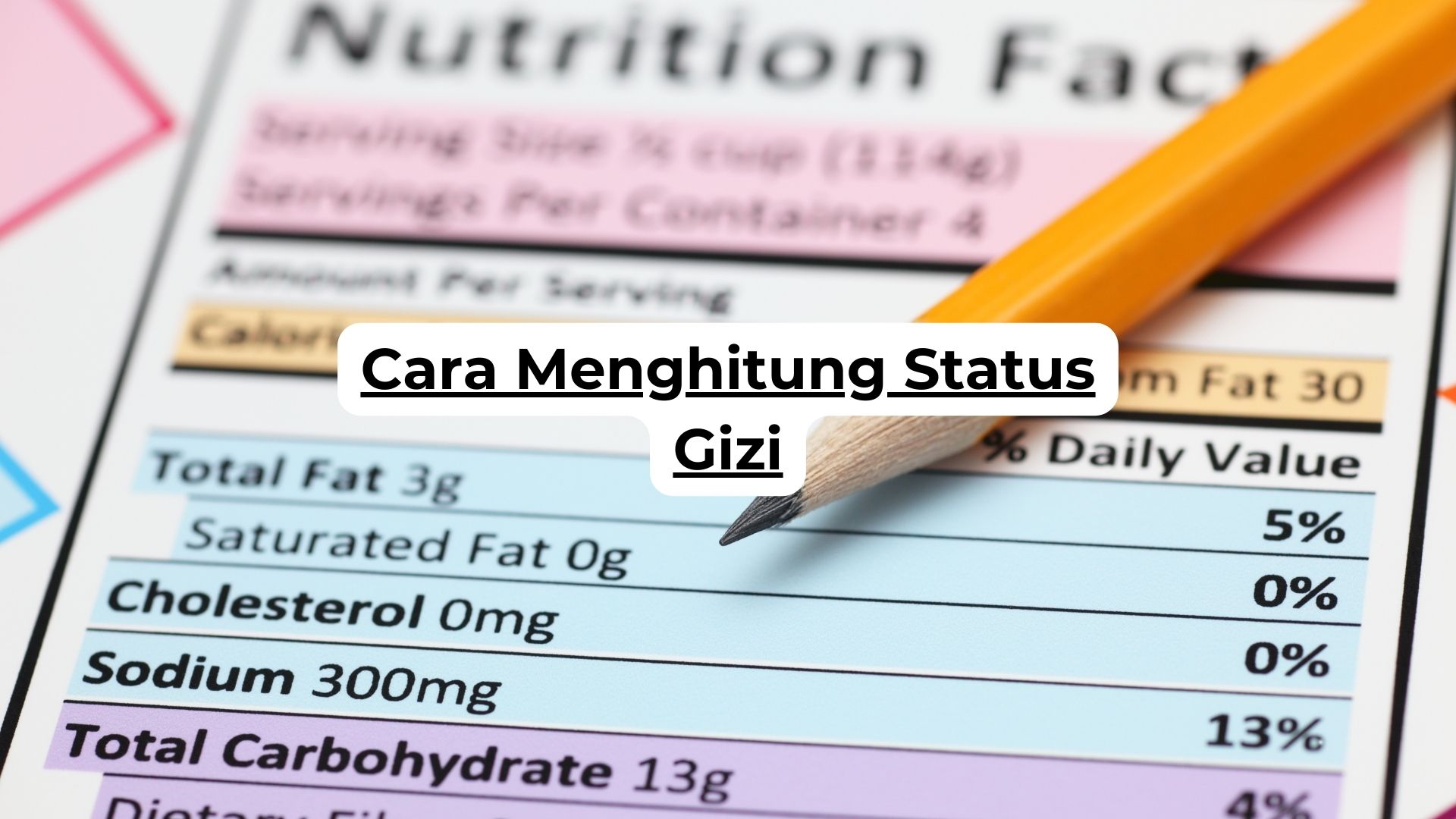 Cara Menghitung Status Gizi