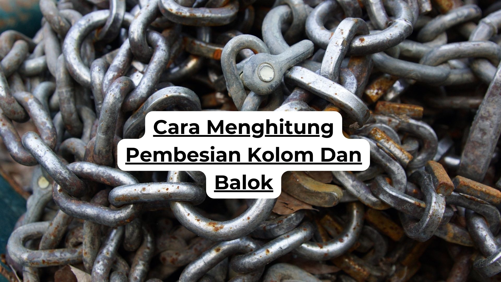 Cara Menghitung Pembesian Kolom Dan Balok