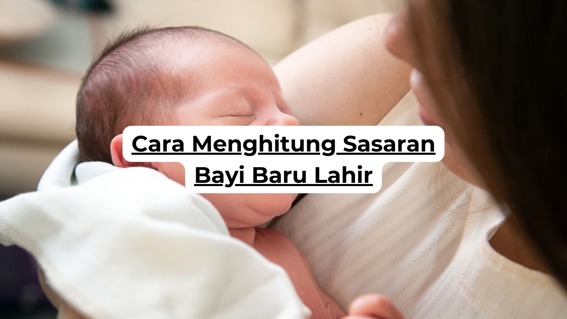 Cara Menghitung Sasaran Bayi Baru Lahir