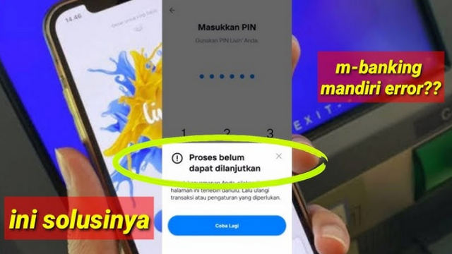 Livin by Mandiri Proses Belum Dapat Dilanjutkan