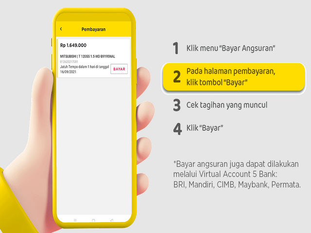 Cara Bayar Adira Lewat Brimo